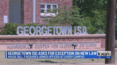 Georgetown ISD to seek exception for armed guard legislation